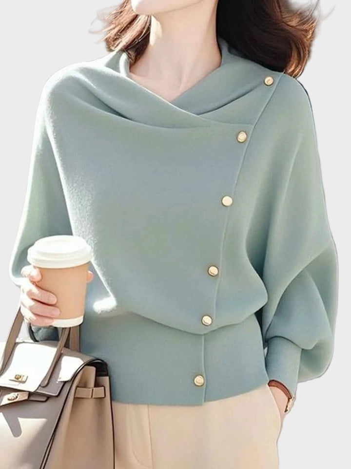 Brianna - Loose Swing Solid Color Knitted Top