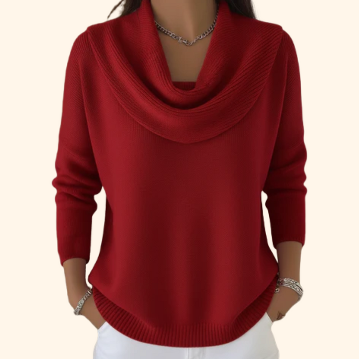 Lauren | Soft Blouse with Decollete