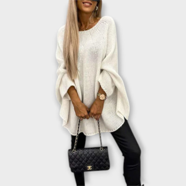 Isabel - Elegant women's sweater with round neck