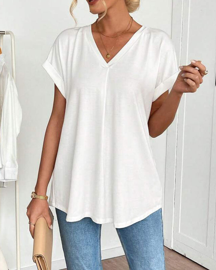 Ciela™ Lightweight Pleated Blouse with Flowing Fall