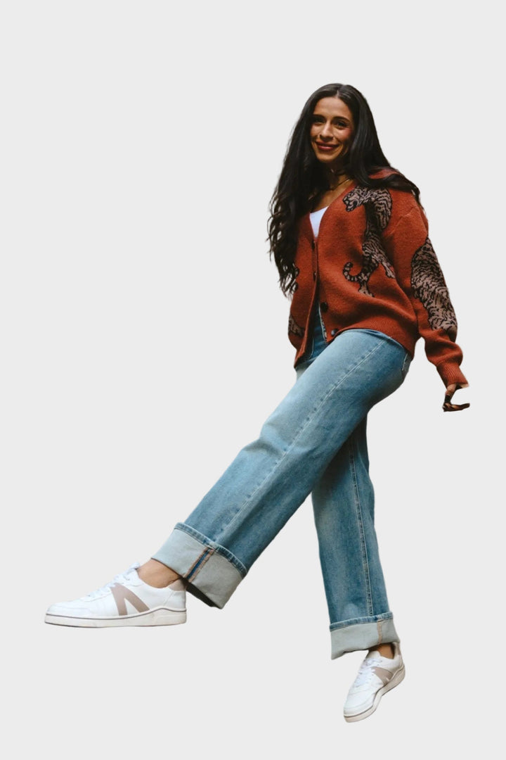 Wanda | Tigress Sweater in Rust