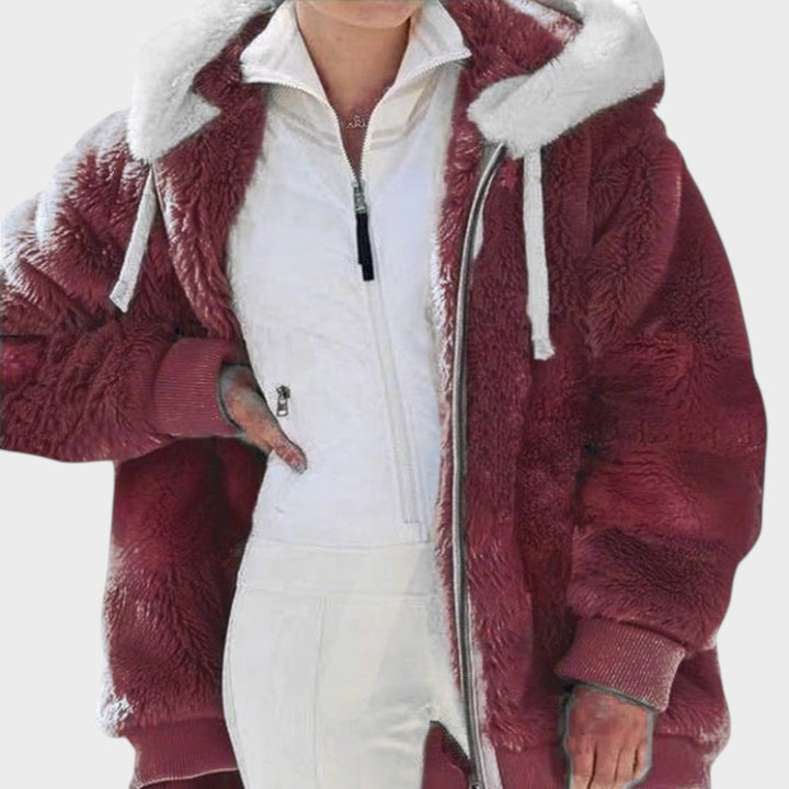 Andrea | Winter jacket with hood and zipper