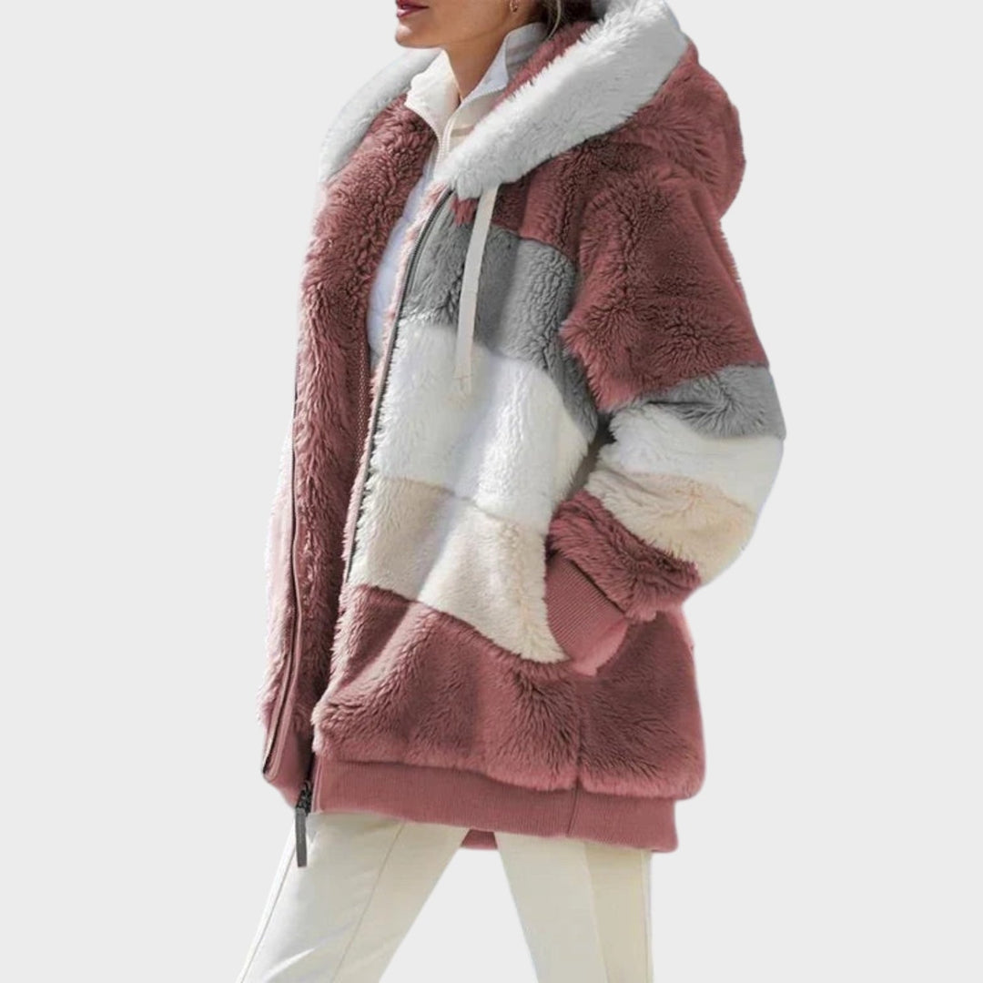Andrea | Winter jacket with hood and zipper