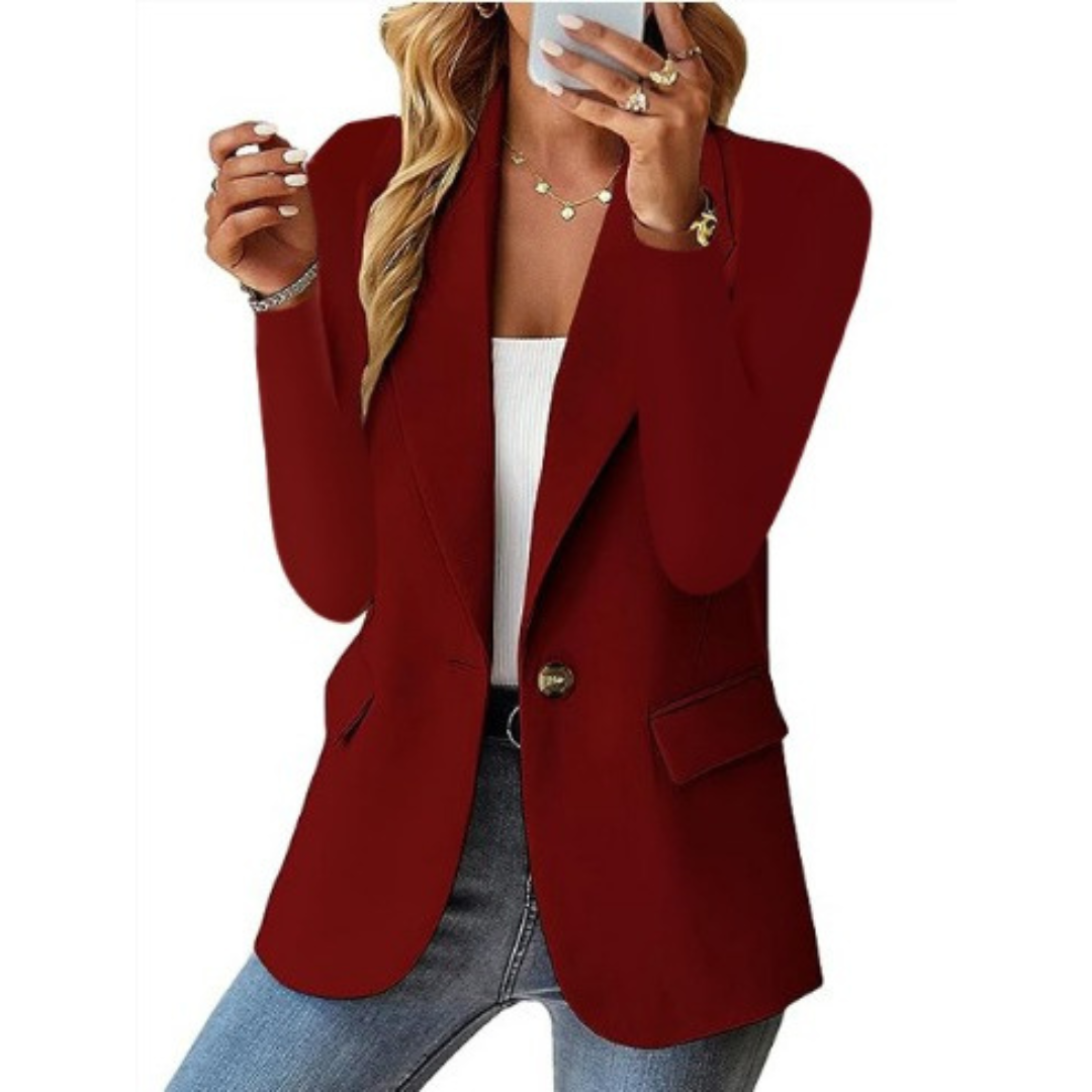 Natalie | Classic Single-Button Blazer