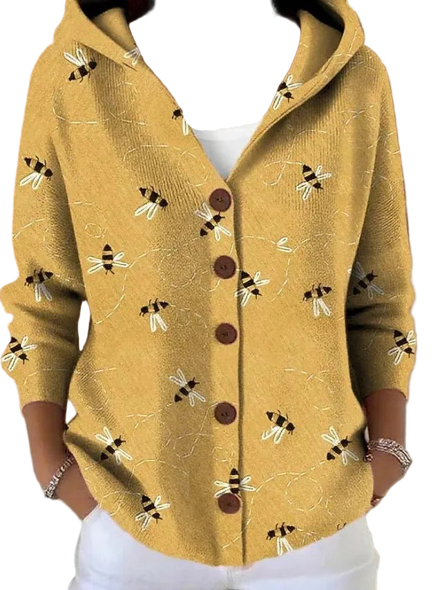 Cassy - Artistic Warm Long Cardigan