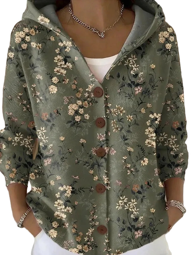 Cassy - Artistic Warm Long Cardigan