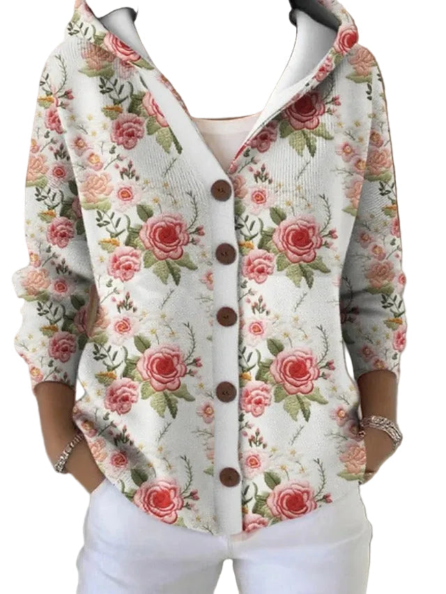 Cassy - Artistic Warm Long Cardigan