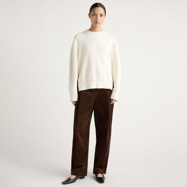 Tate - Organic Cotton Side-Zip Sweater