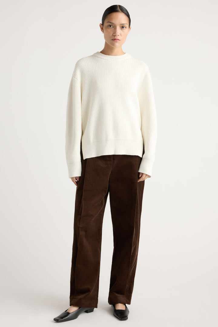 Tate - Organic Cotton Side-Zip Sweater