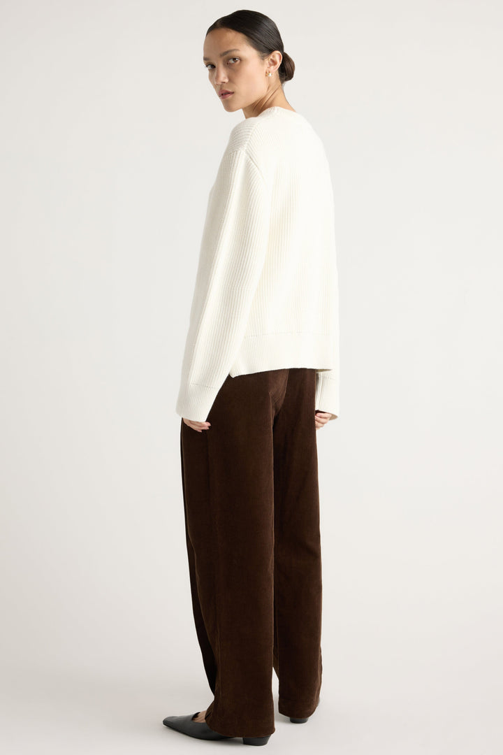 Tate - Organic Cotton Side-Zip Sweater