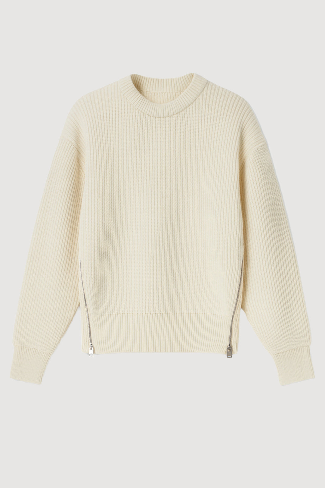 Tate - Organic Cotton Side-Zip Sweater